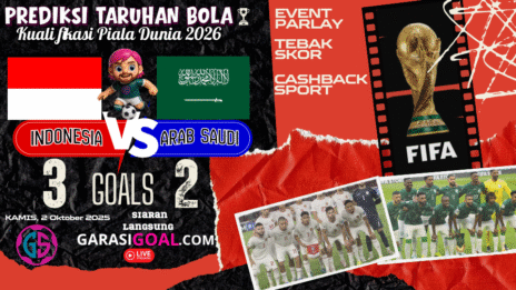 GARASISLOT Prediksi Bola Indonesia vs Arab Saudi Akurat 2025